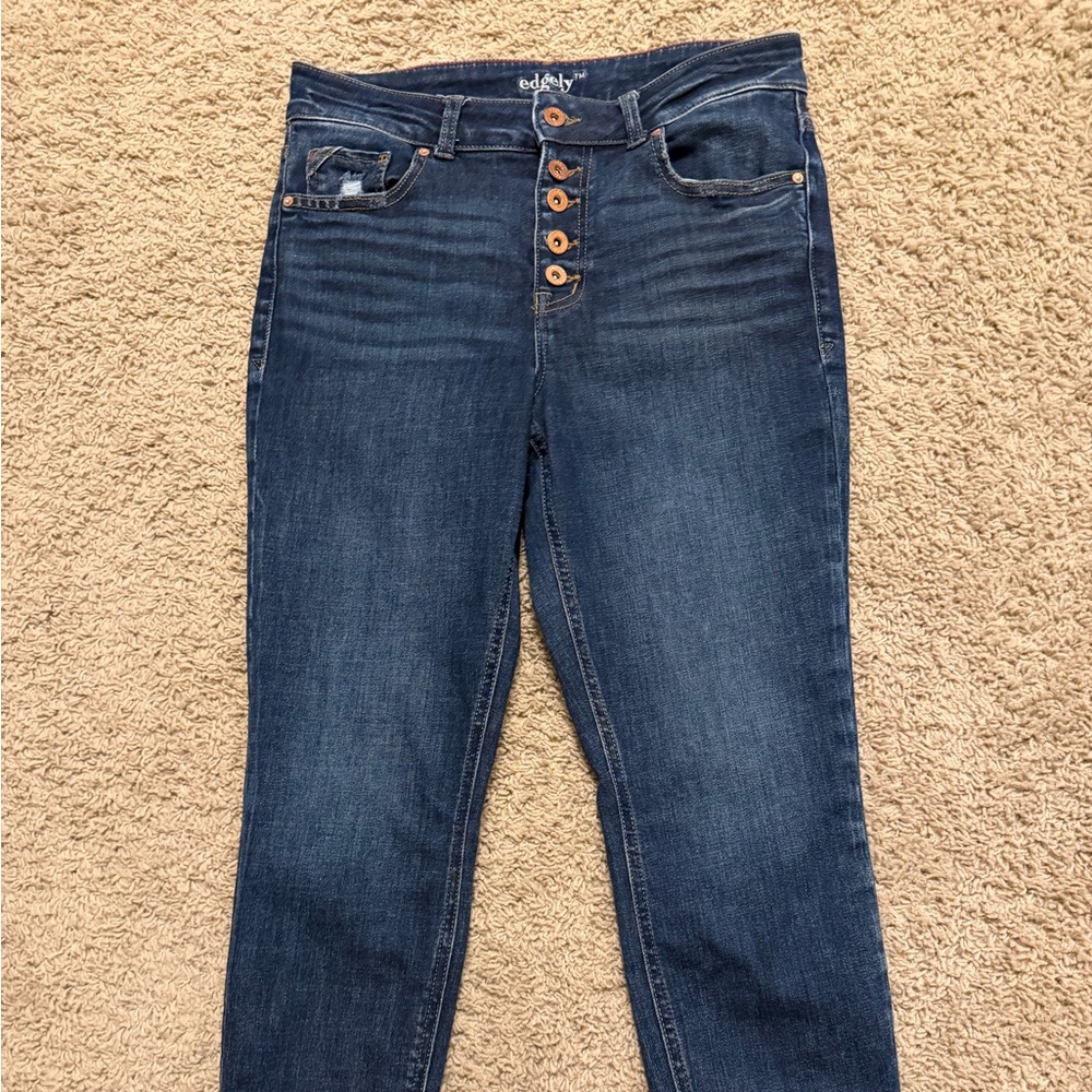 Maurice’s Edgely High Rise Dark Indigo Women's Super skinny Jeans